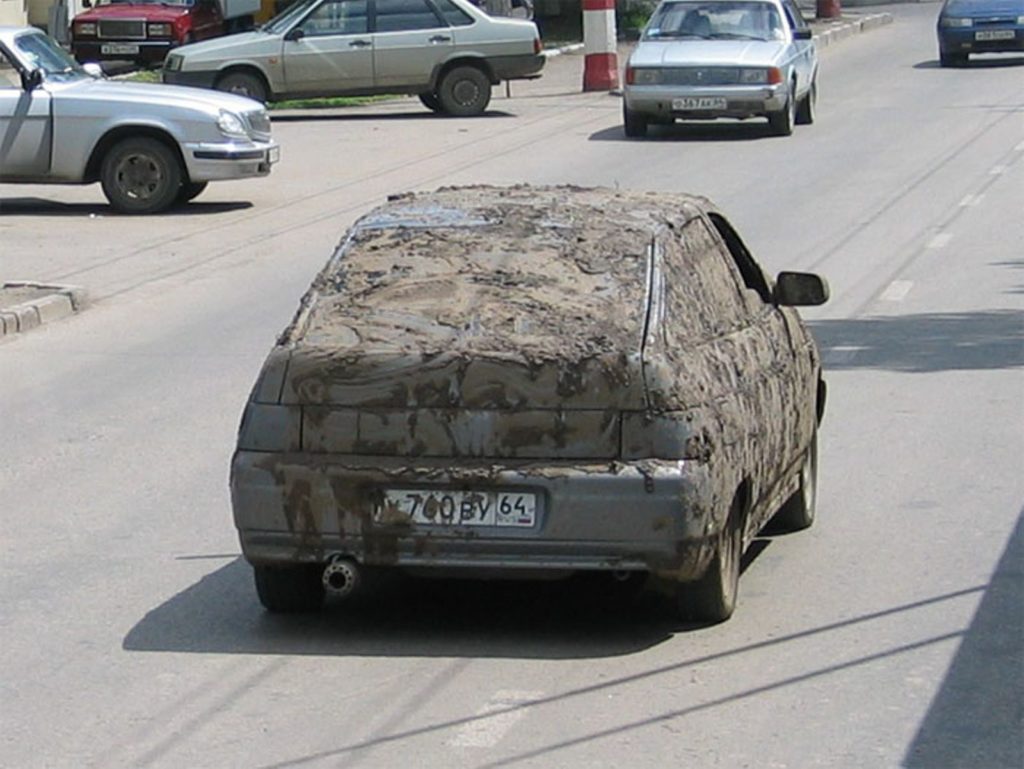 Грязная машина